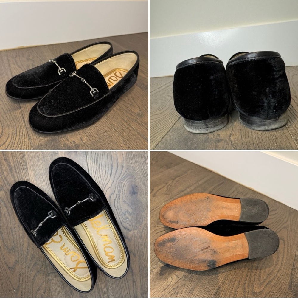 🖤 Sam Edelman Loraine Loafers: Black Velvet 5